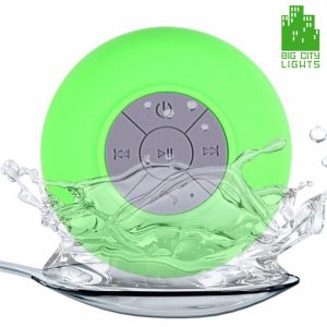 mini bluetooth speaker for shower green yellow wireless